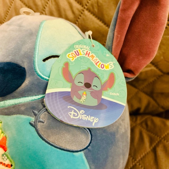 COPY - NWT-Disney Stitch Squishy Plush - Blue and Pink. Squishmallows. - Picture 3 of 4